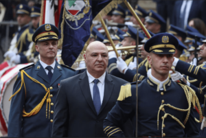 Lebanon's army chief Joseph Aoun walks after being elected as the country's President at the parliament building in Beirut, Lebanon, January 9, 2025. – Photo by Reuters